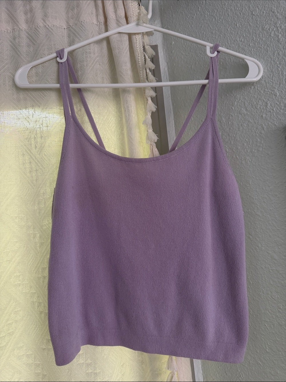 bohme Lavender Knit Spaghetti Strap Camisole